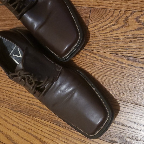 Vintage Visaruno Mens Brown Leather Shoes - Picture 10 of 10